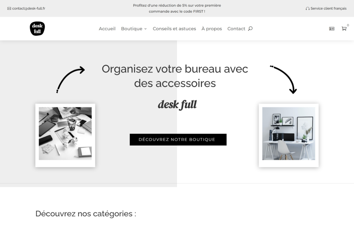 Aperçu du site Desk-Full